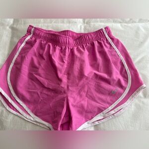 Nike Fuchsia Running Shorts with White Accents
